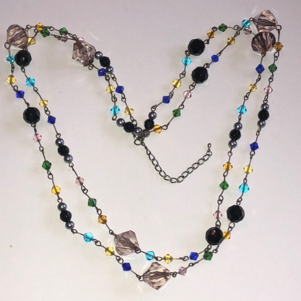 Multicolor Beaded Boho Necklace